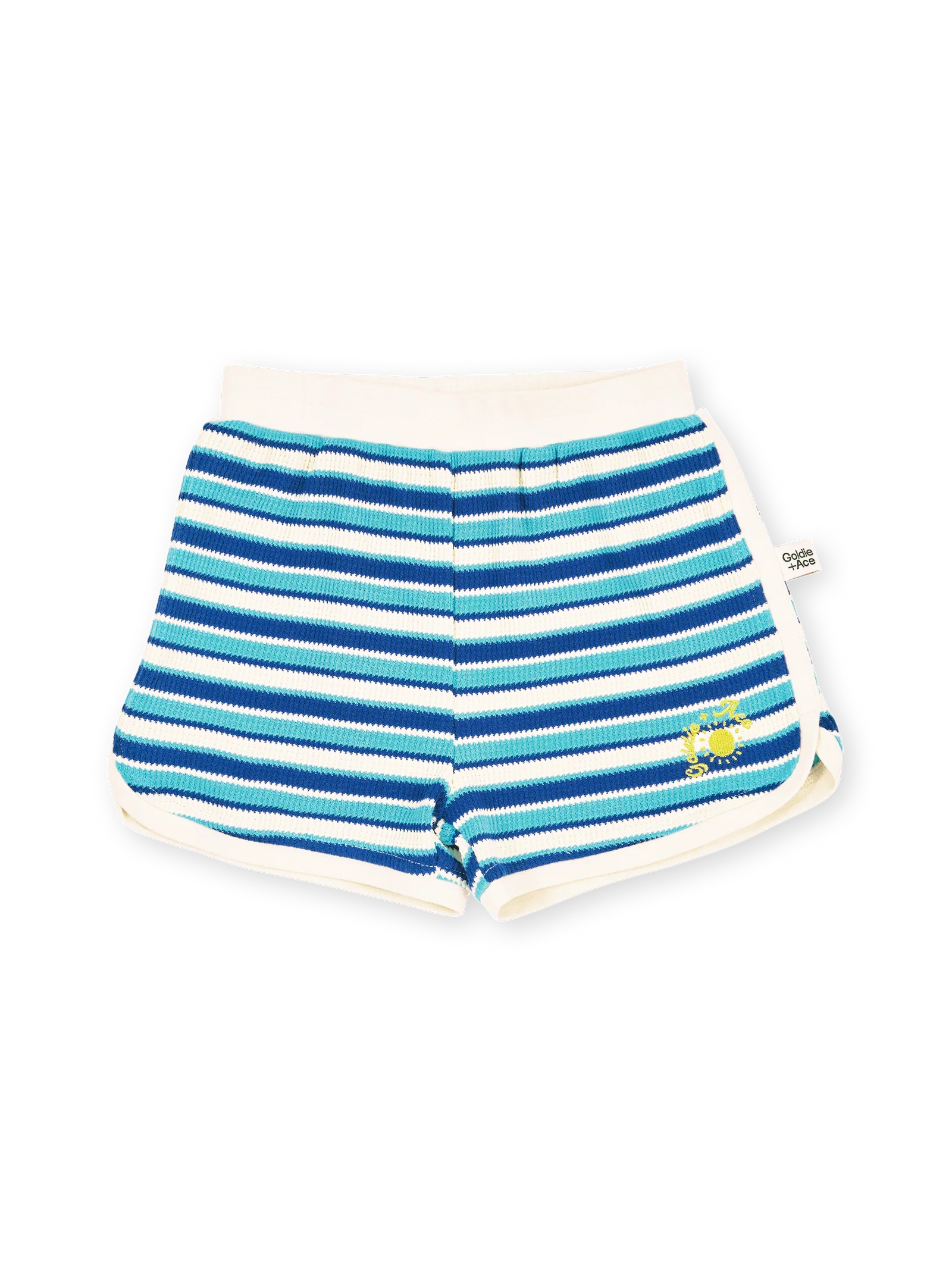 Goldie + Ace - Waffle Shorts (Blue) Goldie + Ace