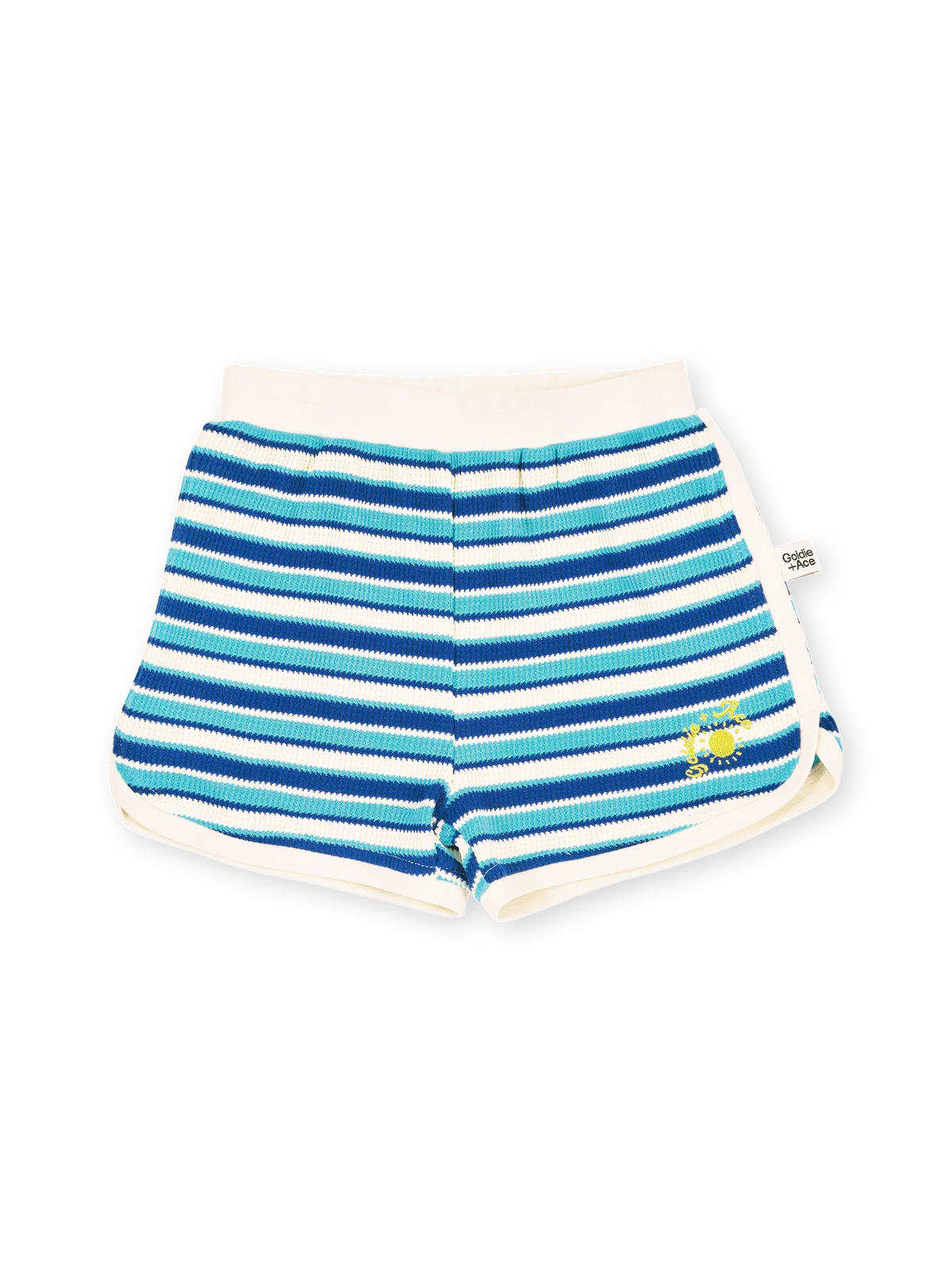Goldie + Ace - Waffle Shorts (Blue) Goldie + Ace
