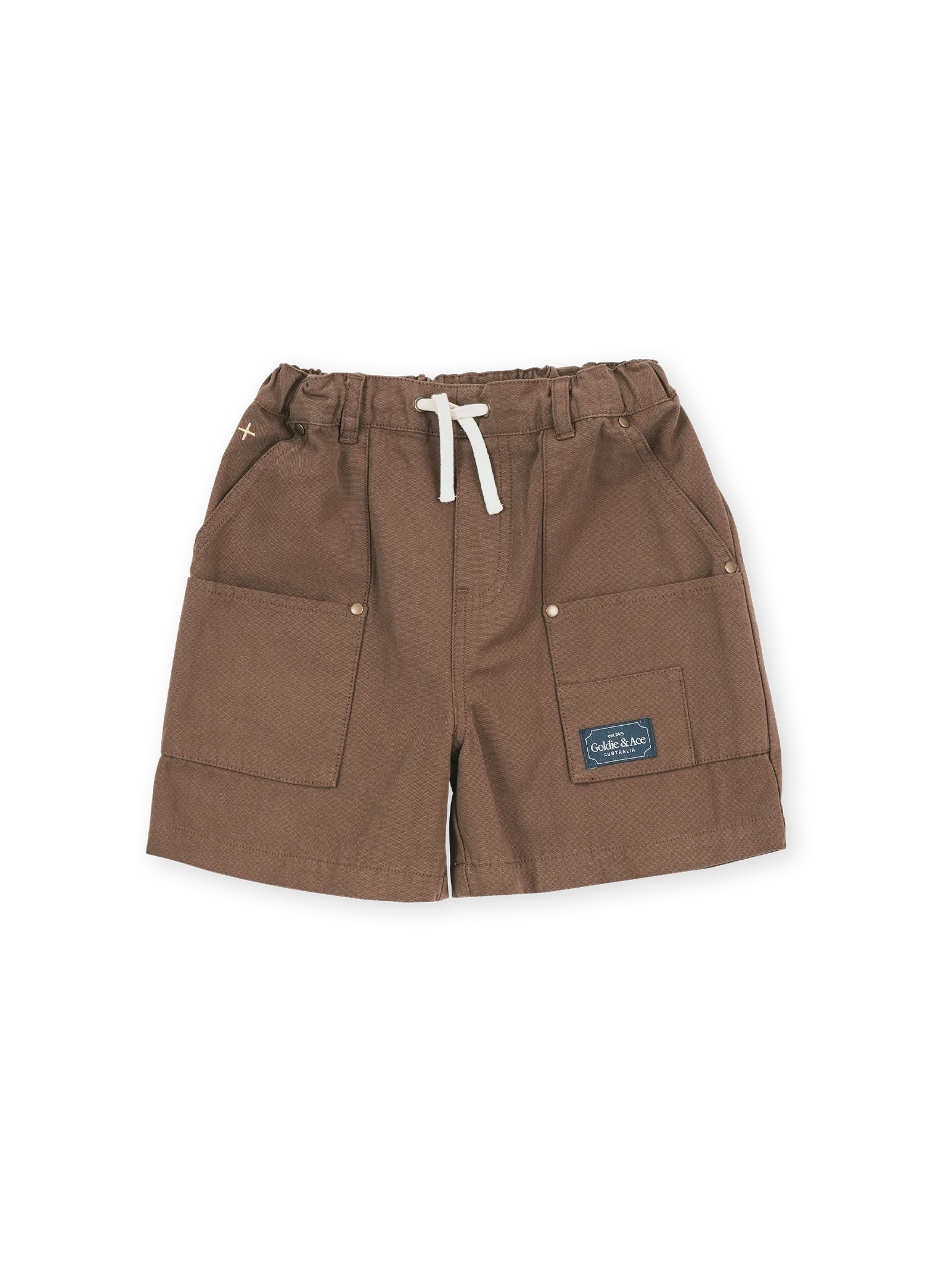 Goldie + Ace - Carpenter Short (Brown) Goldie + Ace
