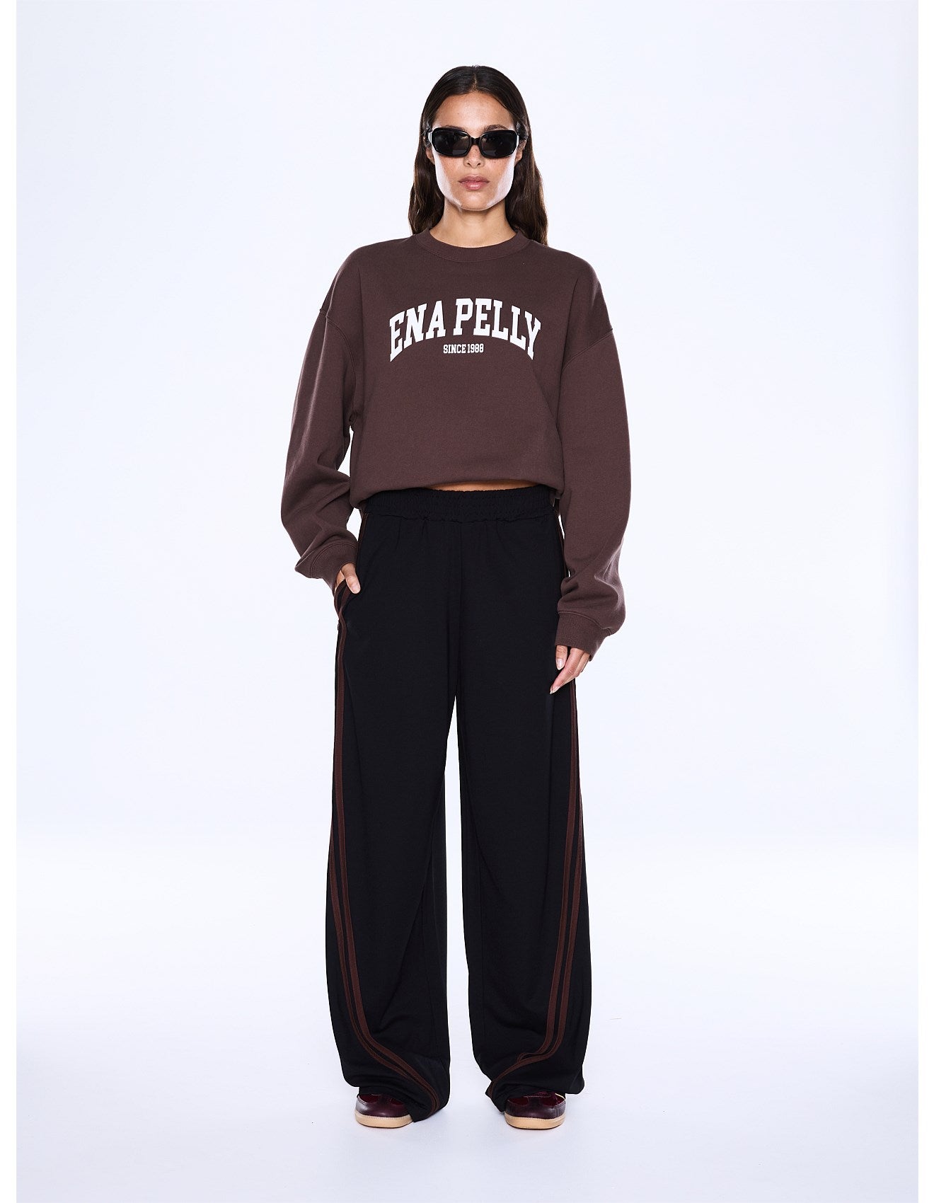 Ena Pelly - Valentine Stripe (Black/Brown) Ena Pelly