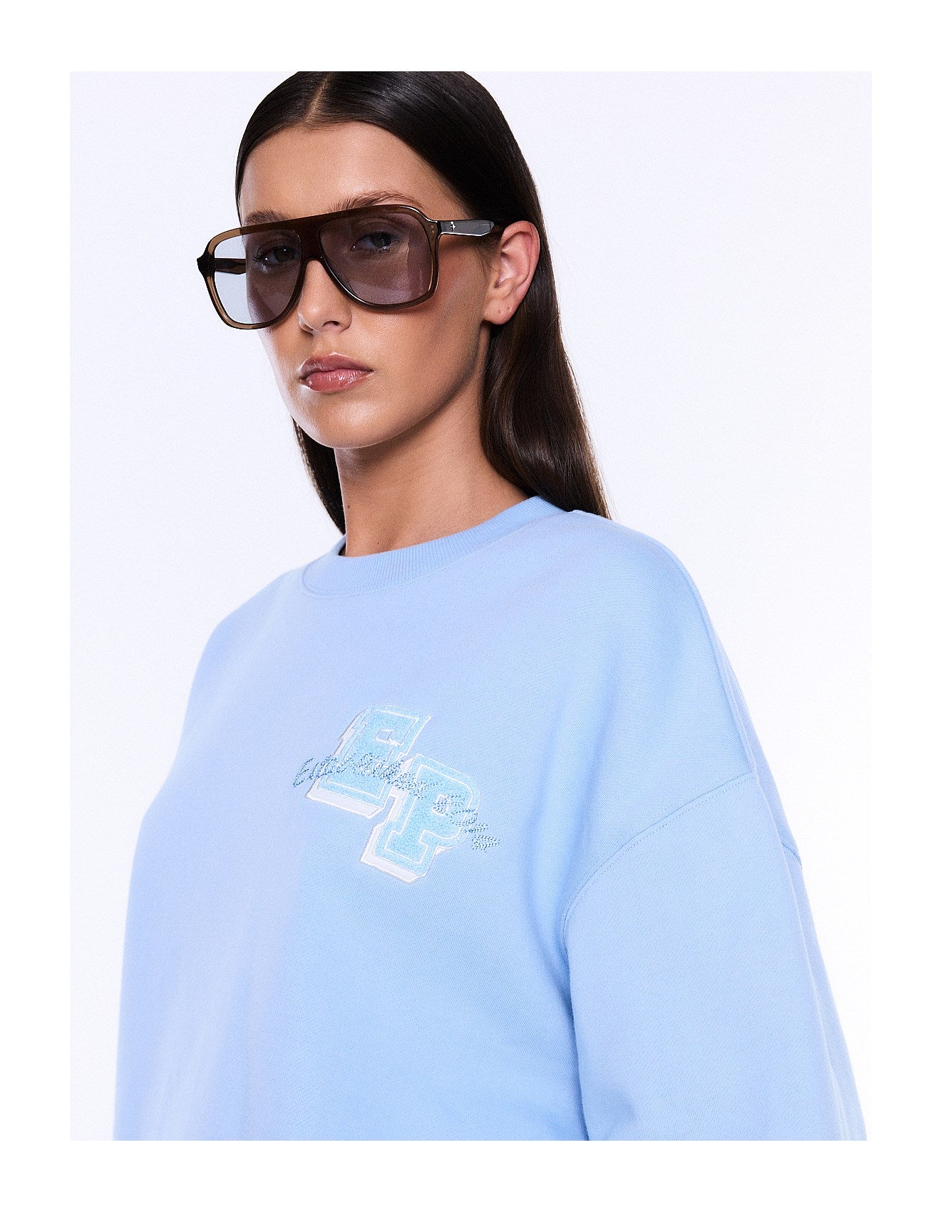 Ena Pelly - Mila Oversized Sweater (Sky Blue) Ena Pelly