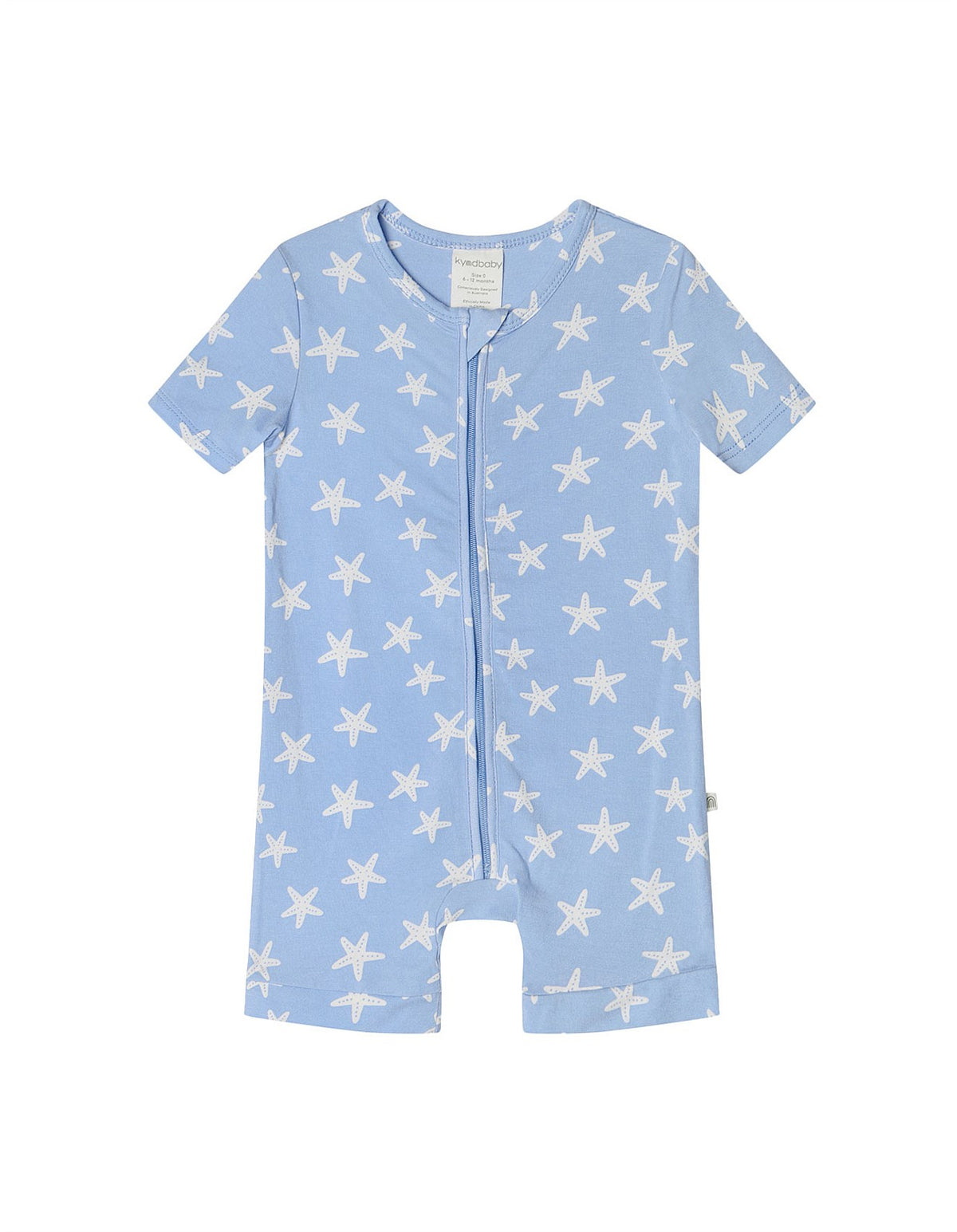 KYND Baby - Essential Short Sleeve Onsie (Star Fish Blue) KYND Baby