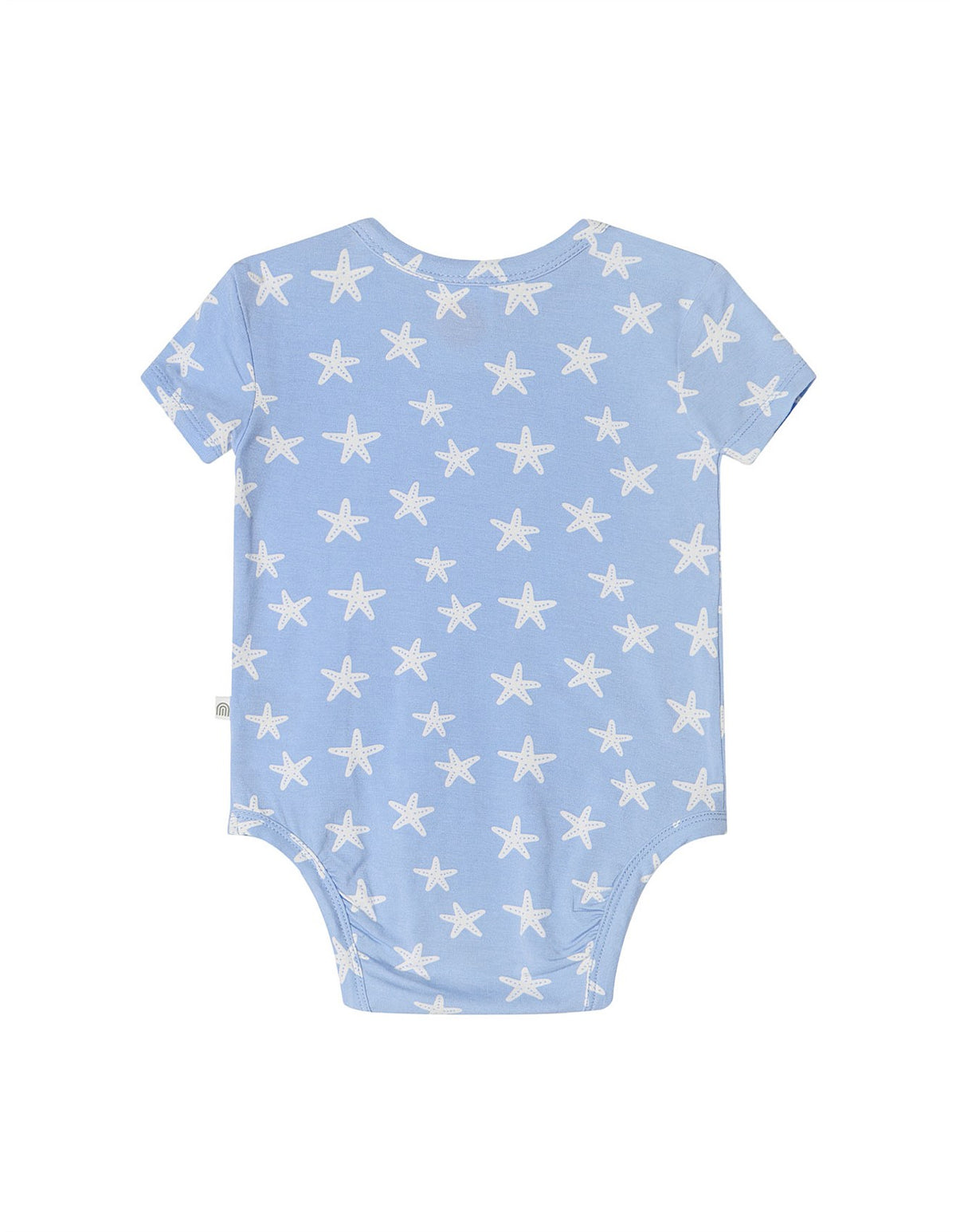 KYND Baby - Comfy Short Sleeve Bodysuit (Star Fish Blue) KYND Baby