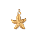 Starfish Charm (Gold) By Barny