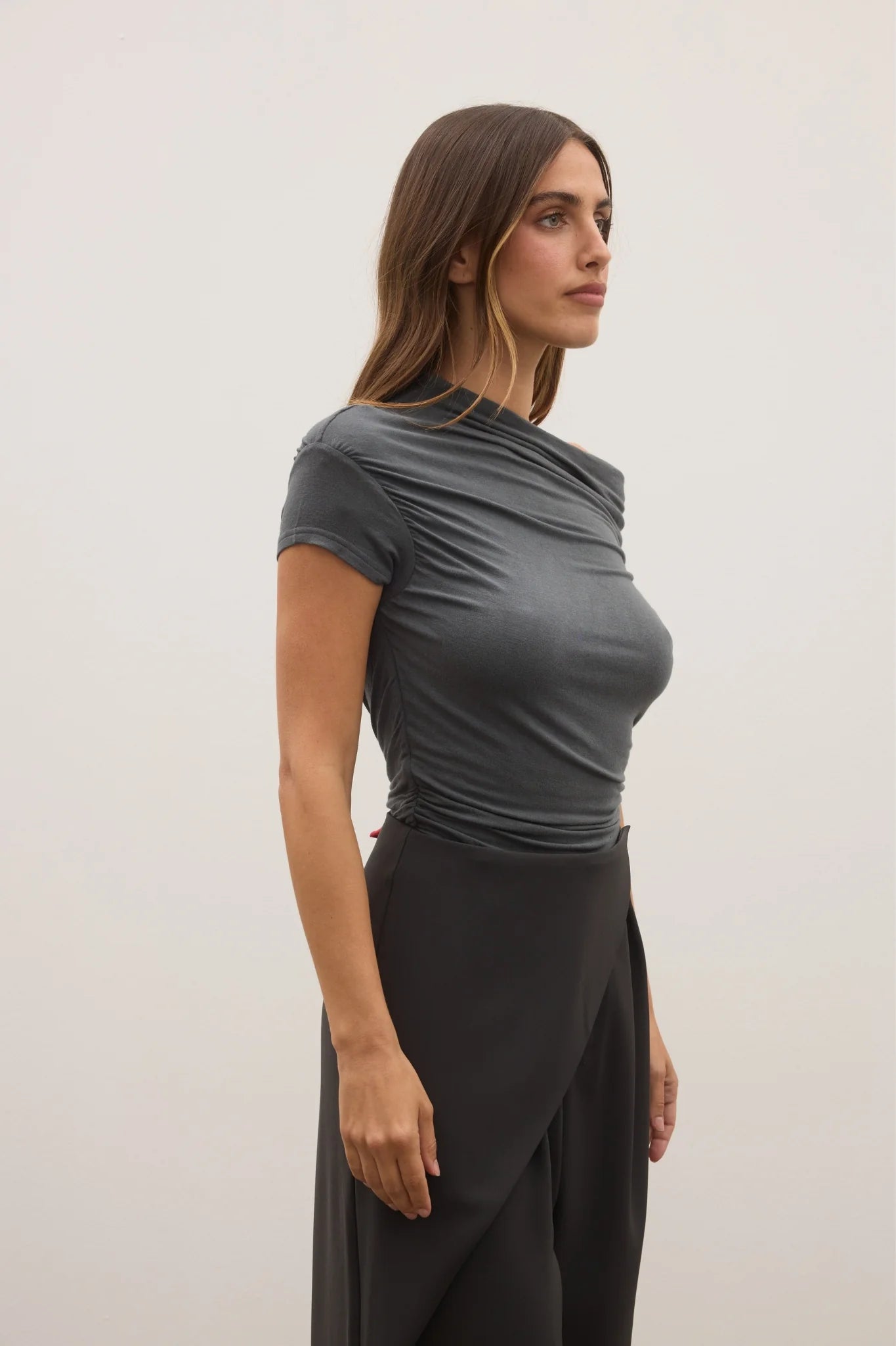 Bayse - Monica Top (Dark Grey) Bayse