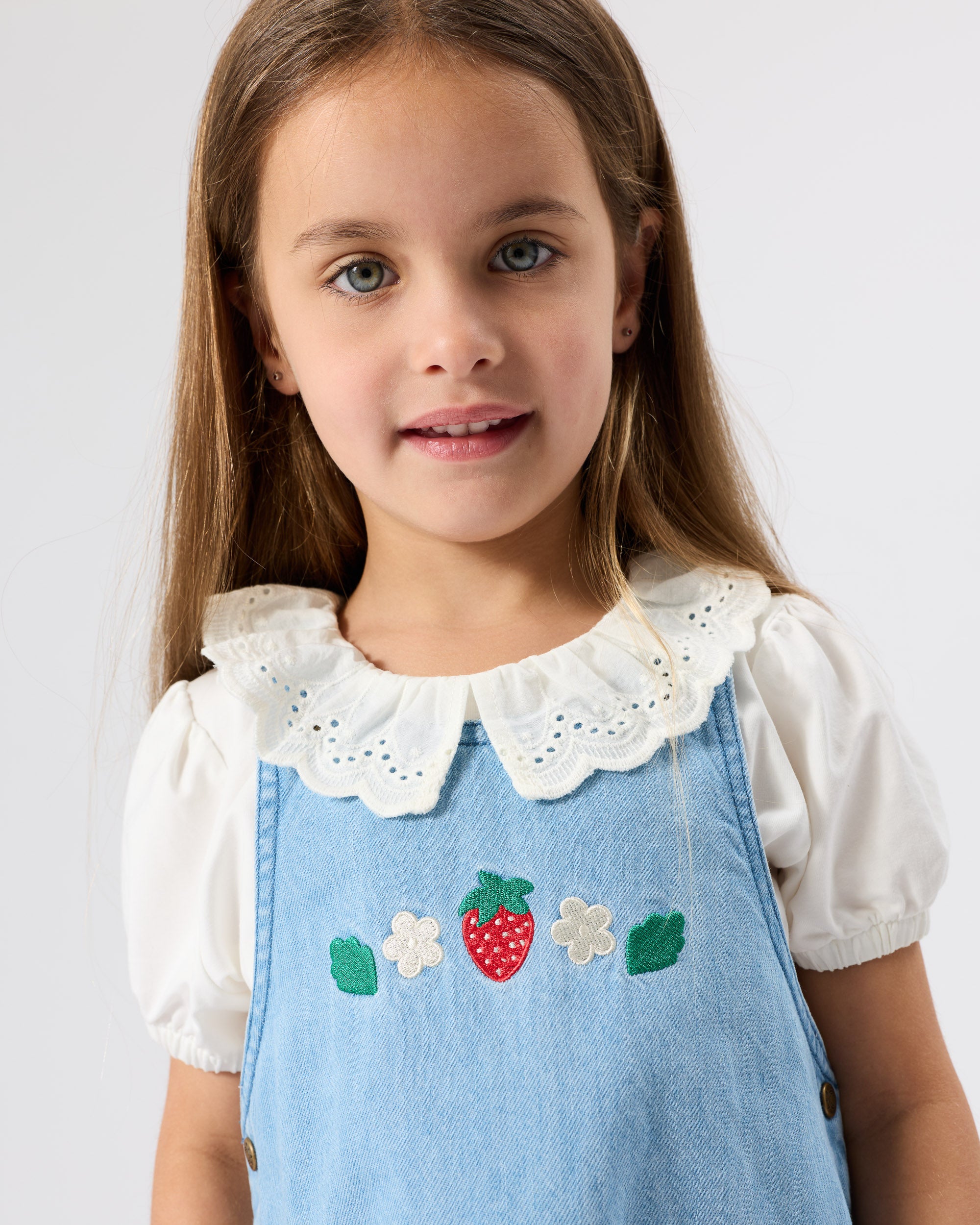 Goldie & Ace - Wild Strawberry Pinafore Dress Goldie + Ace