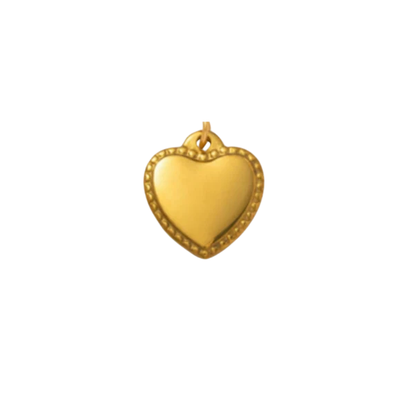 Heart Charm (Gold) By Barny