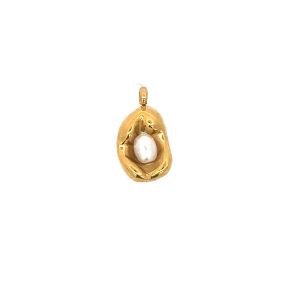 Pearl In Clam (Gold) By Barny
