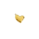 Bubble Heart Charm (Gold) By Barny