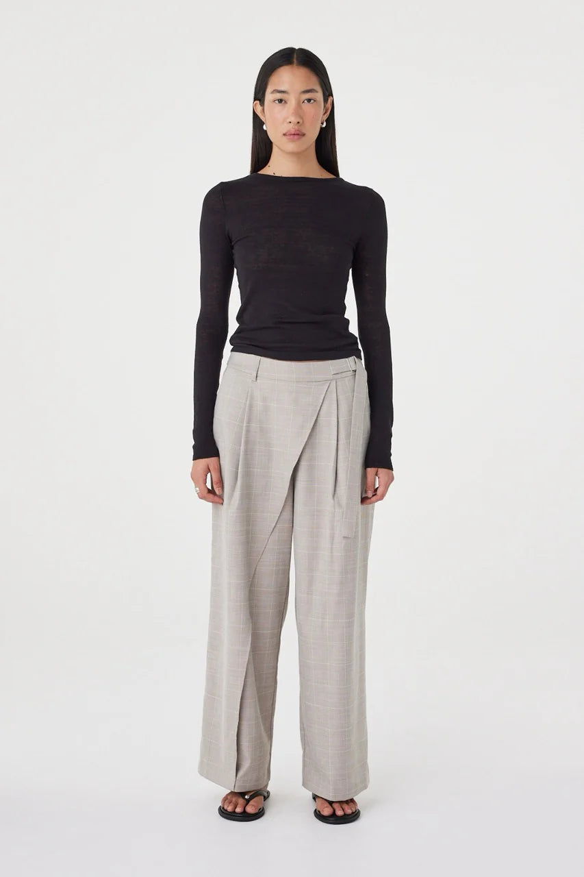 Arcaa - Calla Pant (Taupe Plaid) Arcaa