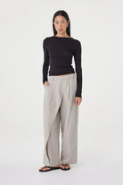 Arcaa - Calla Pant (Taupe Plaid) Arcaa