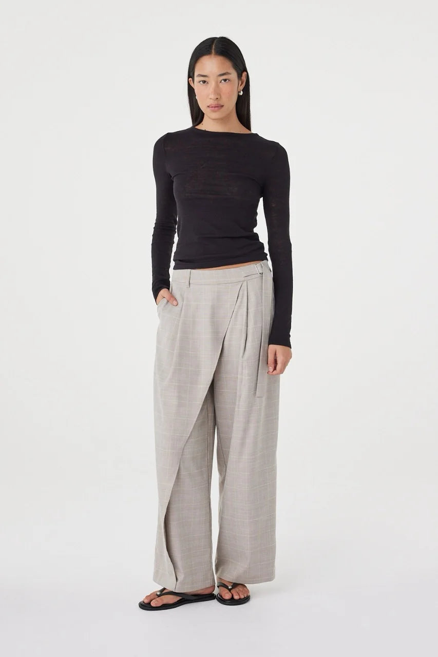 Arcaa - Calla Pant (Taupe Plaid) Arcaa