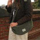OiOi - Luna Crossbody (Moss Green Corduroy) OiOi