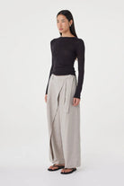 Arcaa - Calla Pant (Taupe Plaid) Arcaa