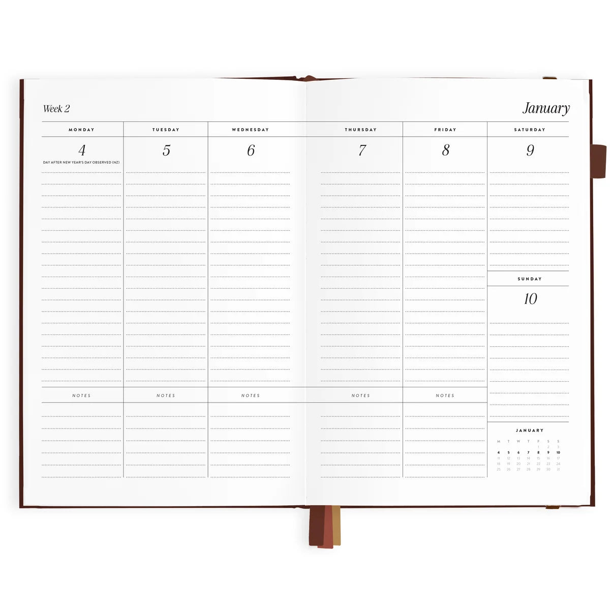 Fox & Fallow - 2027 A5 Vertical Planner (Chocolate) Fox & Fallow
