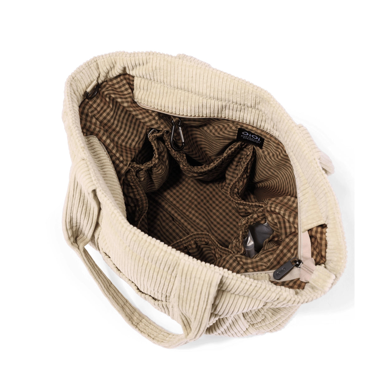 OiOi - Everyday Tote (Cream Corduroy) OiOi
