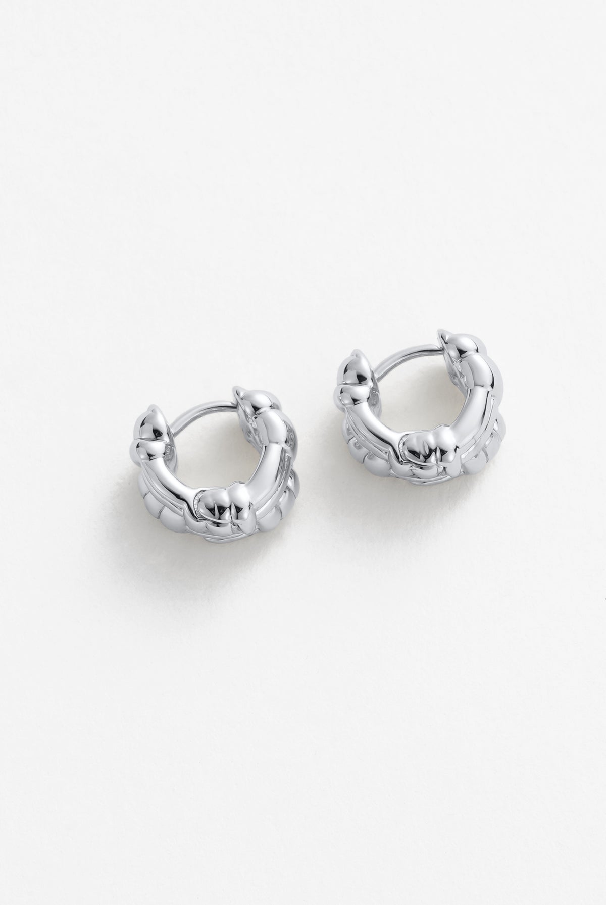Zafino - Brielle Huggie (Silver) Zafino