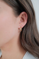 Zafino - Celeste Hoop Clear (Gold) Zafino