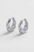 Zafino - June Hoop Earring (Silver) Zafino
