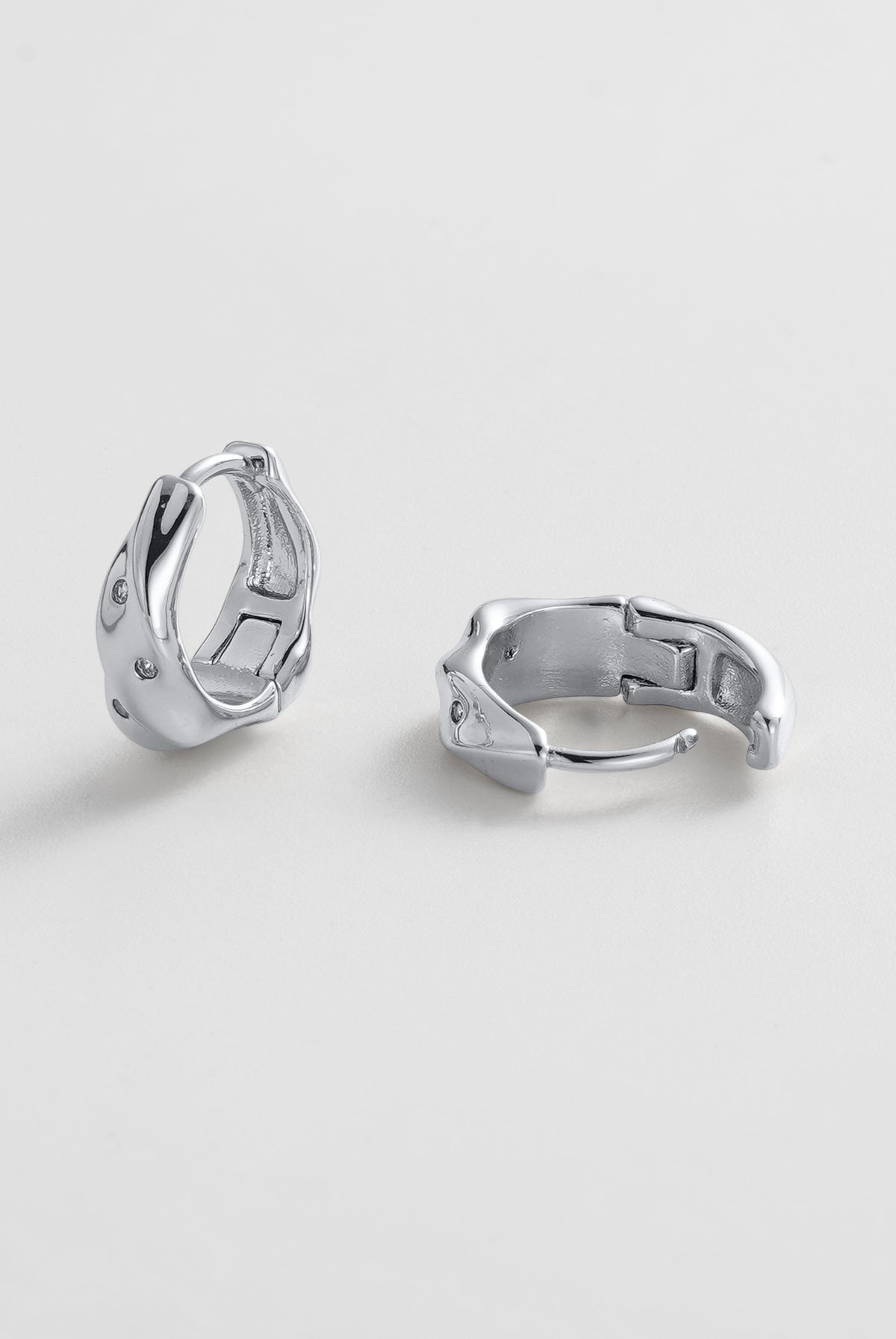 Zafino - June Hoop Earring (Silver) Zafino