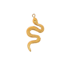 Coil Snake Charm (Gold) By Barny