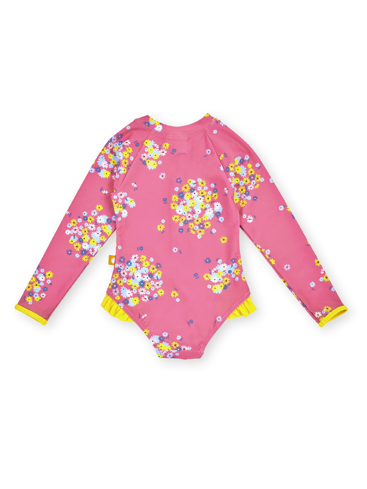 Goldie + Ace - Floral Long Sleeve Frill Swimsuit Goldie + Ace