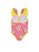 Goldie + Ace - Floral Frill Collar Swimsuit Goldie + Ace