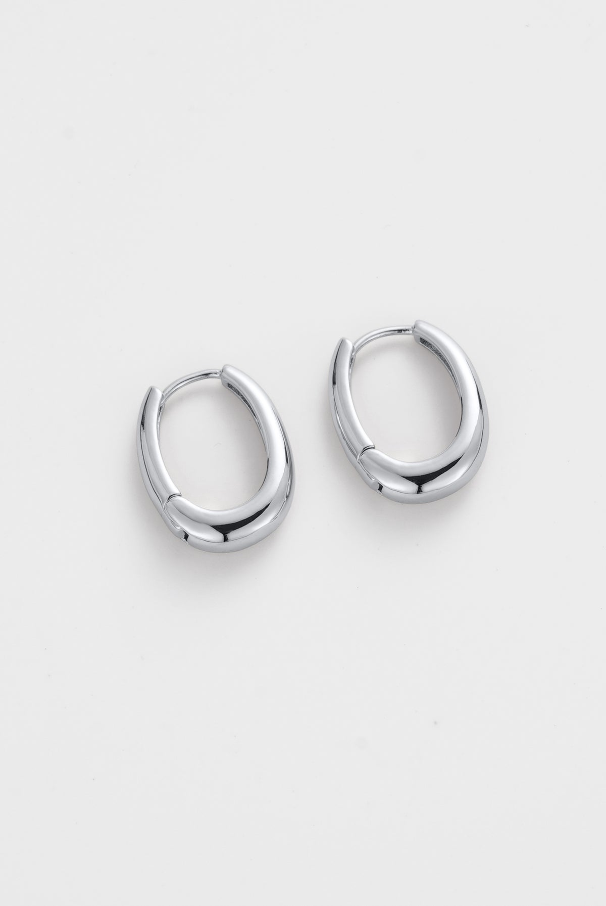 Zafino - Pia Hoop Large (Silver) Zafino