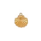 Medium Shell Charm (Gold) By Barny