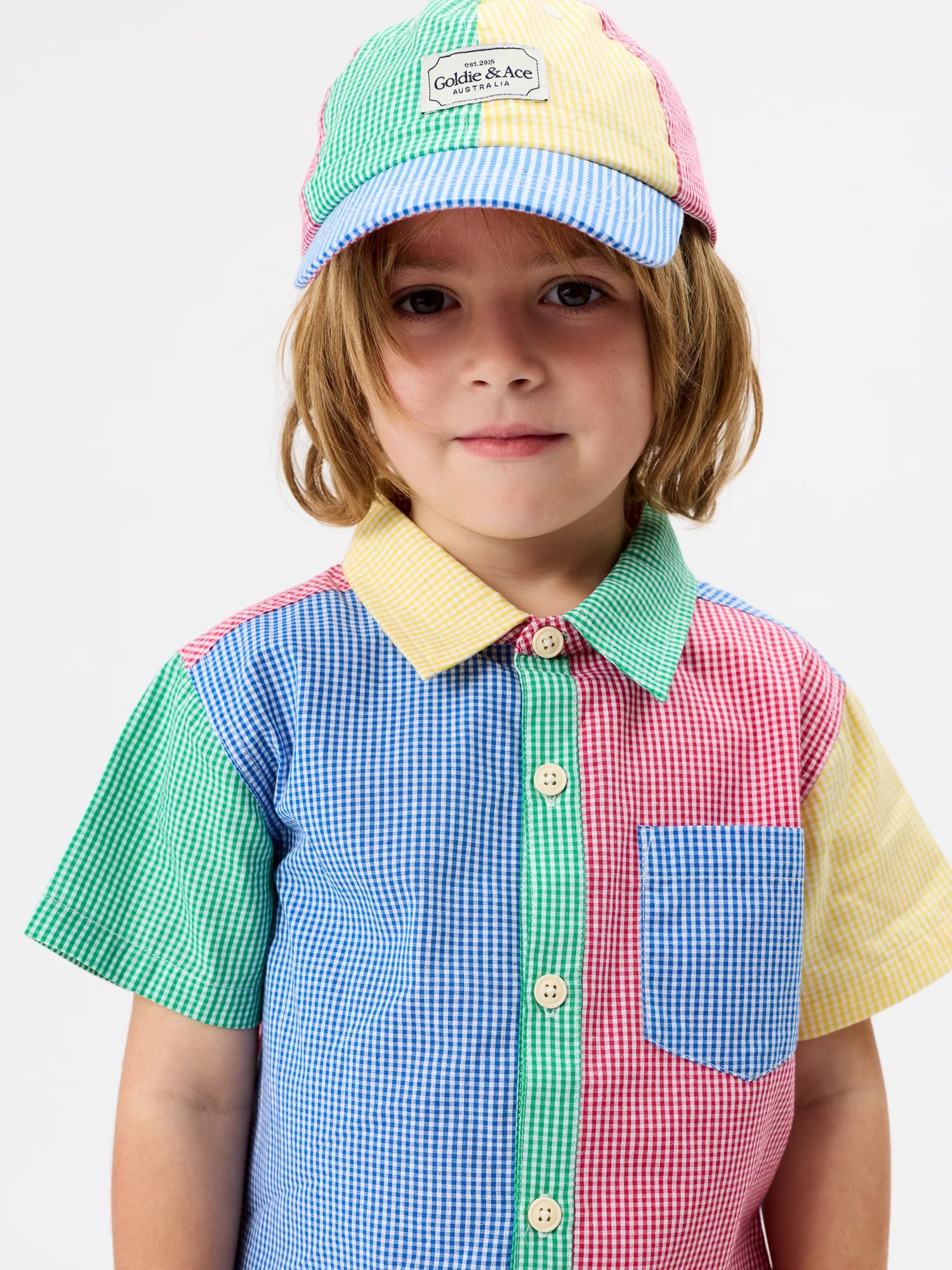 Goldie + Ace - Colour Block Holiday Shirt Goldie + Ace
