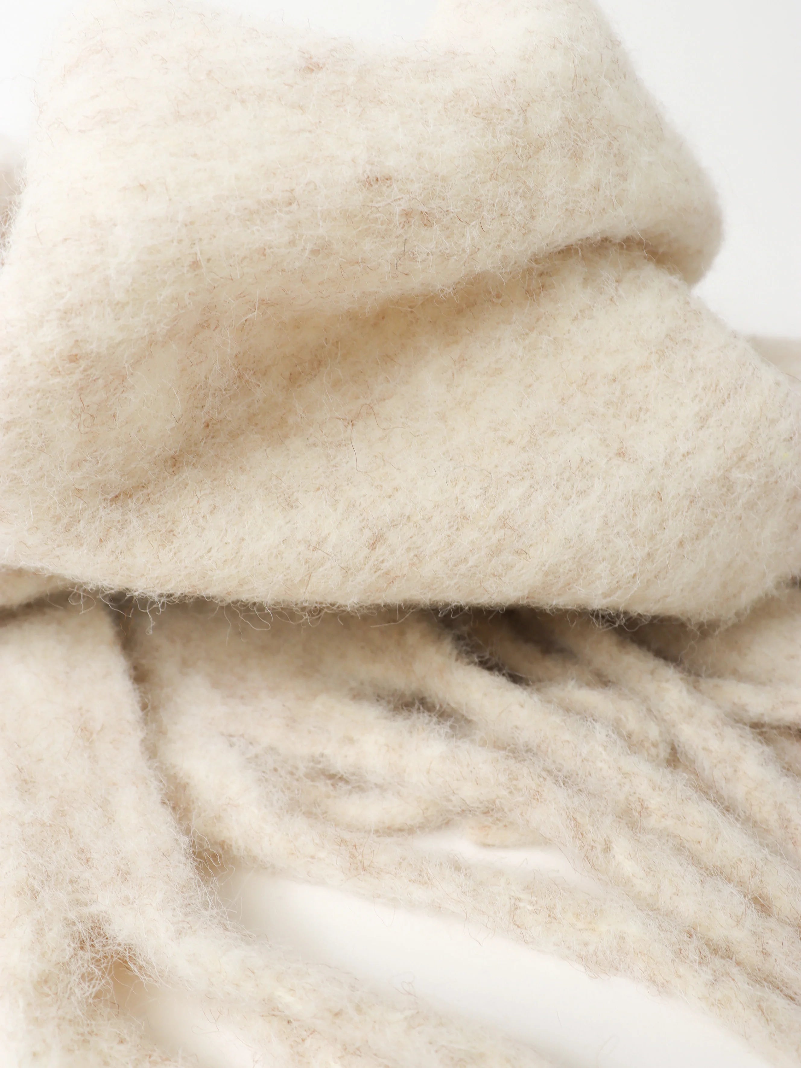 Betty Plain Wool Scarf (Oatmeal) Dear Blackbird Boutique