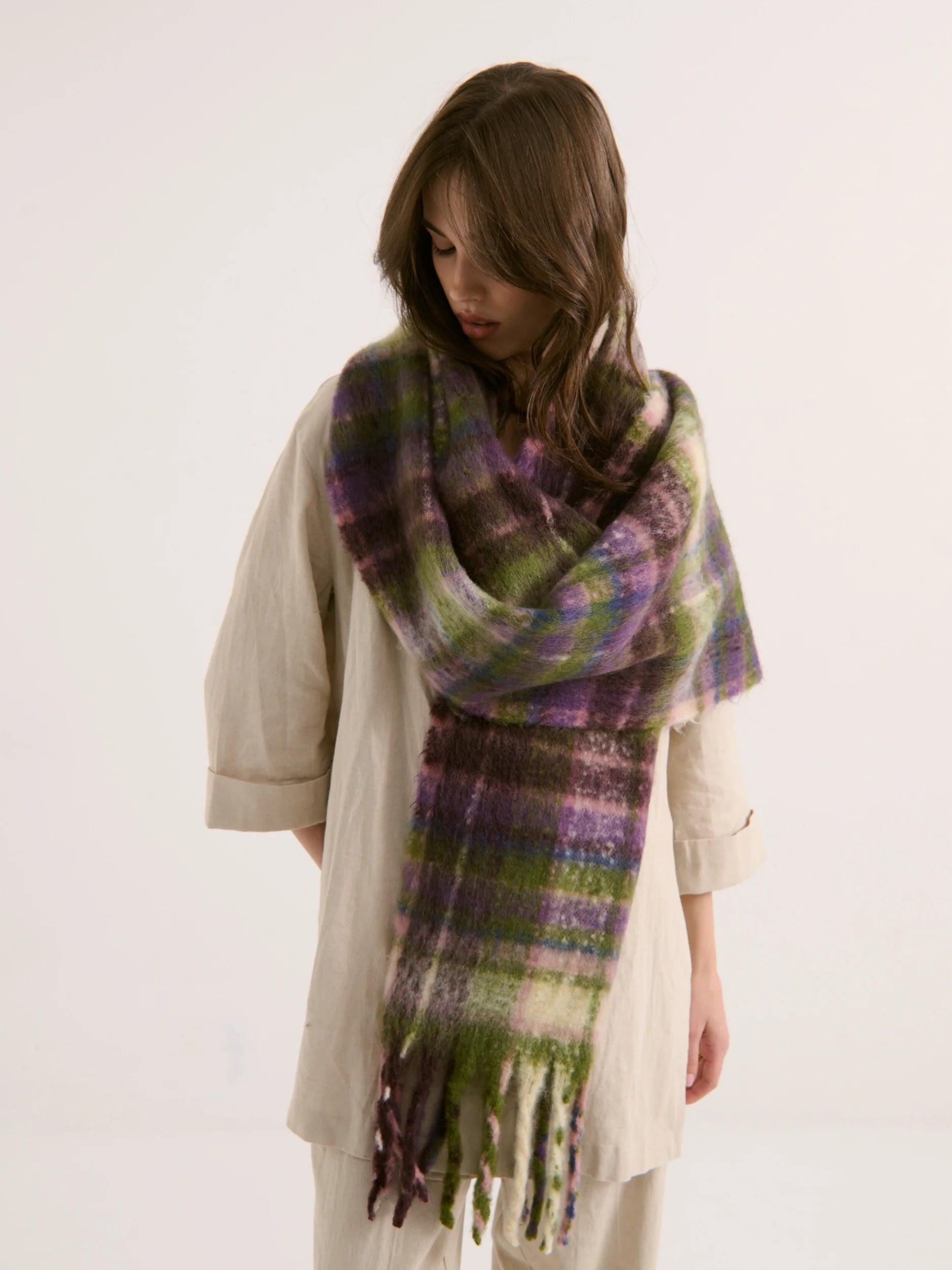 Vacanza Fluffy Scarf Dear Blackbird Boutique