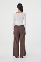 Arcaa - Mannon Pant (Espresso Pinstripe) Arcaa