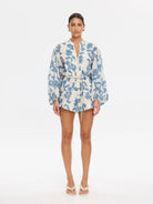 Kivari - Bluebell Playsuit (Blue Ecru) Kivari