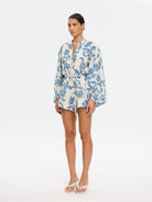 Kivari - Bluebell Playsuit (Blue Ecru) Kivari