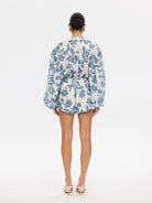 Kivari - Bluebell Playsuit (Blue Ecru) Kivari