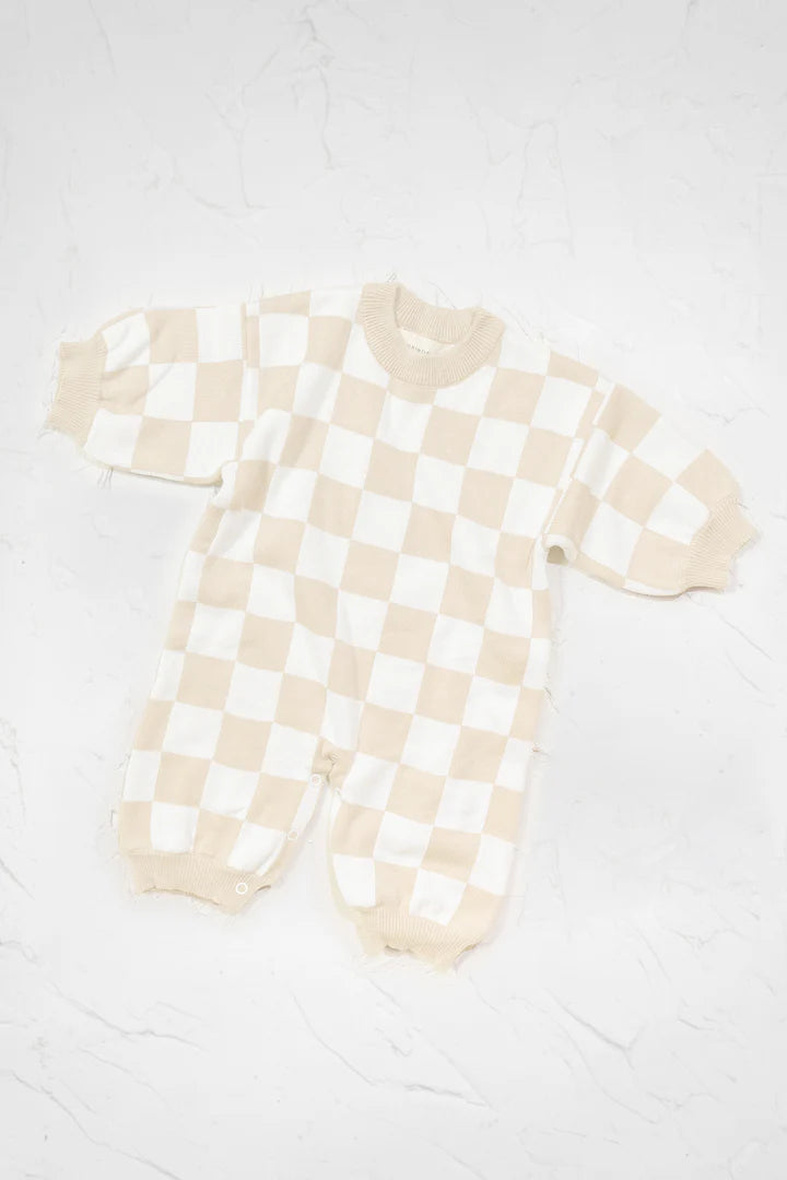 Cinnamon Baby - Knitted Lounge Suit (Cream) Cinnamon Baby
