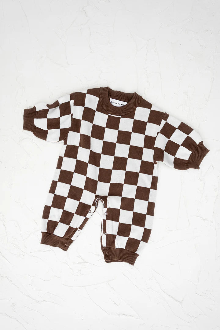 Cinnamon Baby - Knitted Lounge Suit (Chocolate) Cinnamon Baby