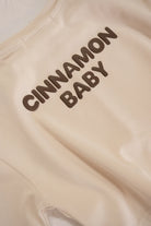 Cinnamon Baby - Puff Sleeve Oversized Tee (Cream) Cinnamon Baby