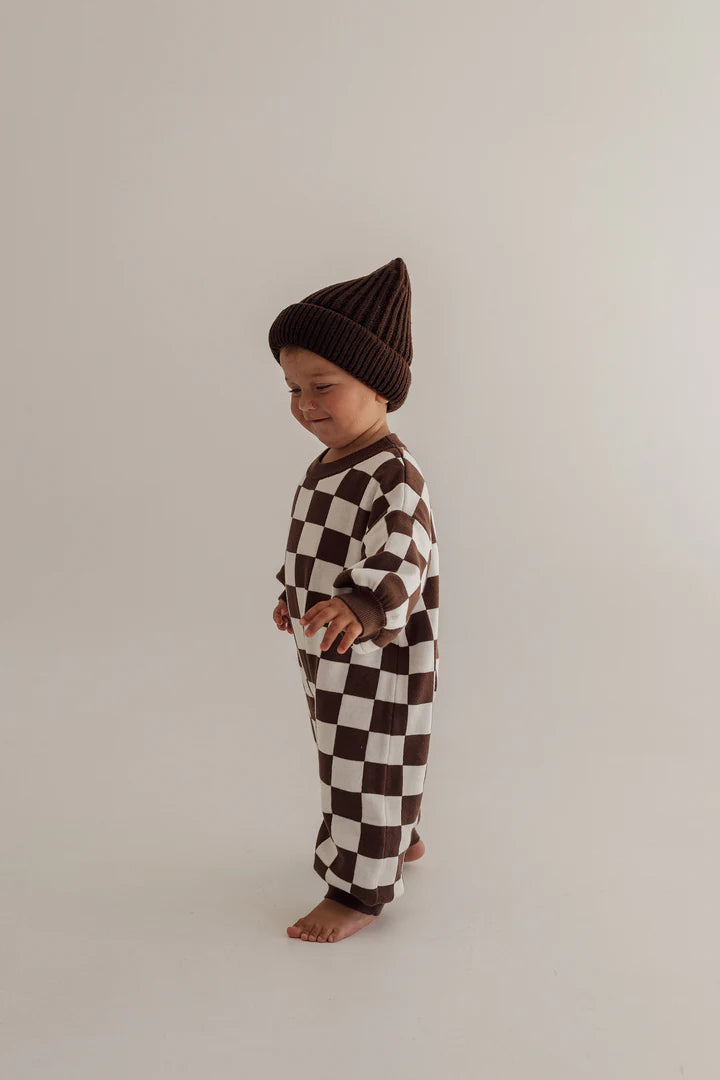 Cinnamon Baby - Knitted Lounge Suit (Chocolate) Cinnamon Baby