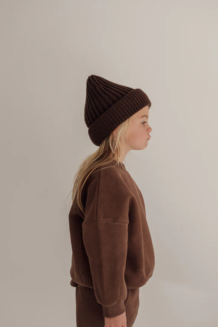 Cinnamon Baby - Chunky Beanie (Chocolate) Cinnamon Baby