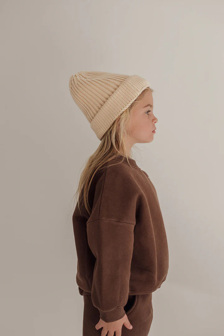 Cinnamon Baby - Knit Beanie (Cream) Cinnamon Baby