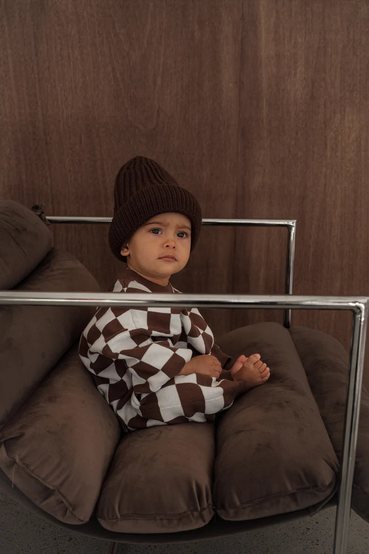 Cinnamon Baby - Chunky Beanie (Chocolate) Cinnamon Baby