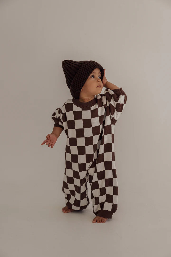 Cinnamon Baby - Knitted Lounge Suit (Chocolate) Cinnamon Baby