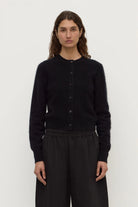Assmebly Label - Carina Merino Wool Cardigan (Black) Assembly Label