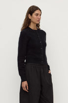 Assmebly Label - Carina Merino Wool Cardigan (Black) Assembly Label