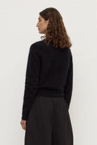Assmebly Label - Carina Merino Wool Cardigan (Black) Assembly Label