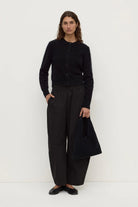 Assmebly Label - Carina Merino Wool Cardigan (Black) Assembly Label