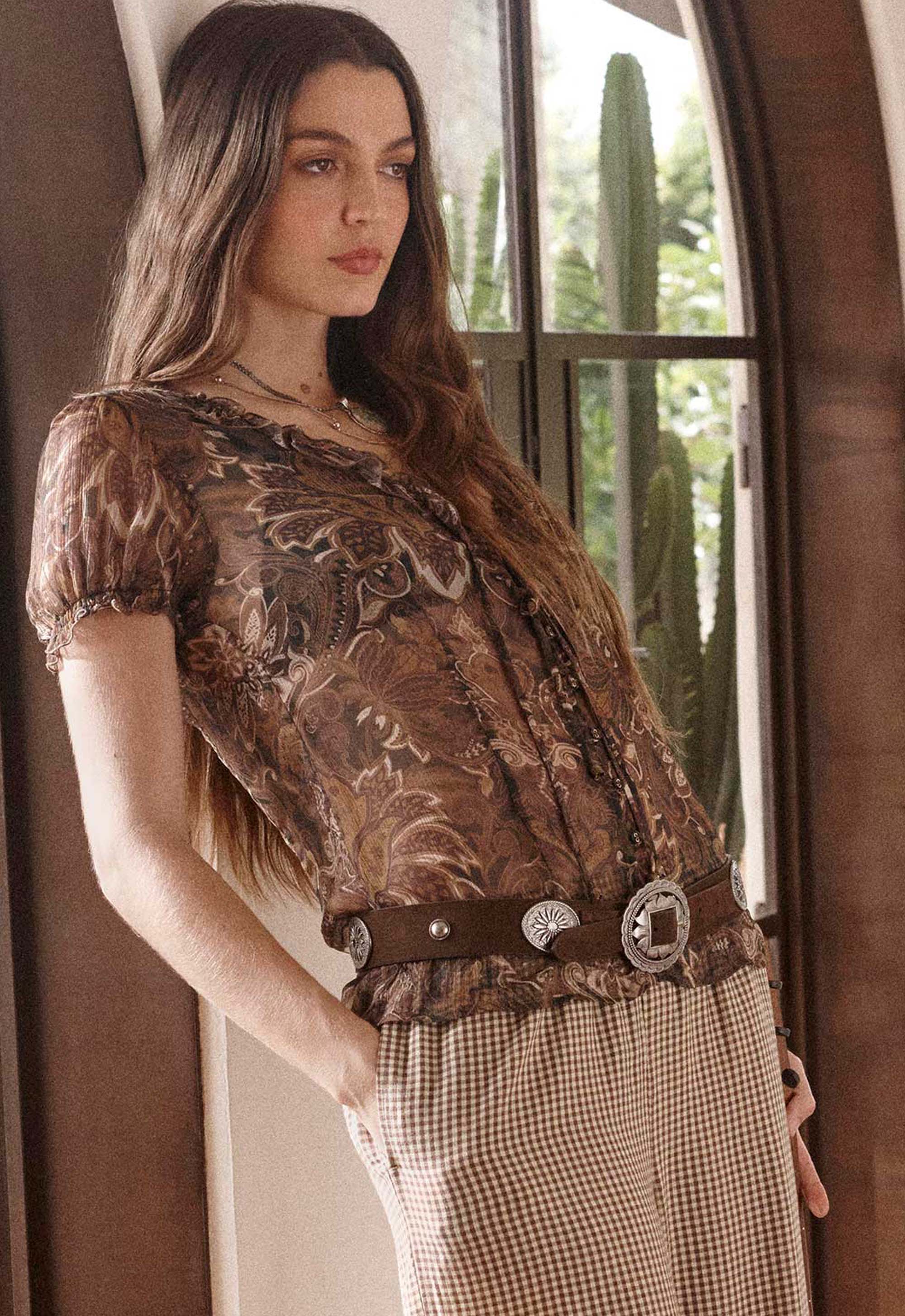 Spell - Clandestine Suede Belt (Chocolate) Spell