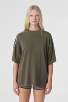 Arcaa - Pippa Oversized Tee (Smokey Olive & Dusk Blue) Arcaa